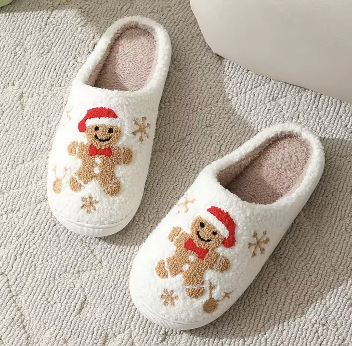 Santa's Shop Christmas Slippers