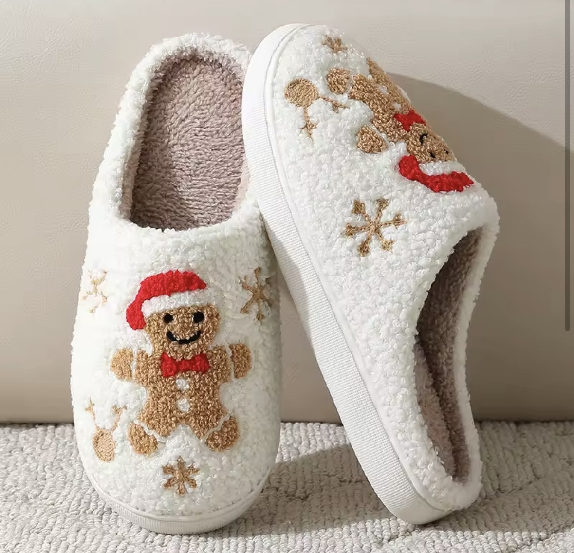 Santa's Shop Christmas Slippers