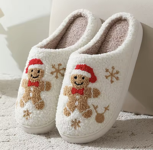 Santa's Shop Christmas Slippers